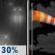 Friday Night: A chance of rain before 10pm. Partly cloudy, with a low around 27. West wind 20 to 23 mph, with gusts as high as 40 mph. Chance of precipitation is 30%. Friday Night: Chance Light Rain then Partly Cloudy