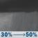 Saturday Night: A chance of rain showers. Mostly cloudy, with a low around 60. South wind 7 to 12 mph. Chance of precipitation is 50%. Saturday Night: Chance Rain Showers
